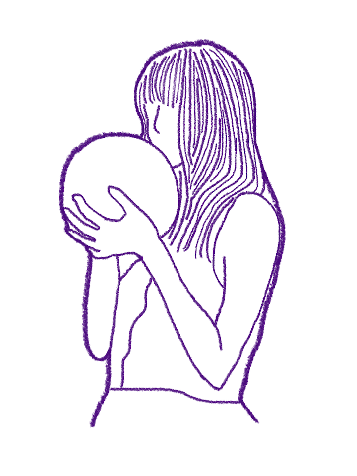 Drawing for article on Aimer anime songs